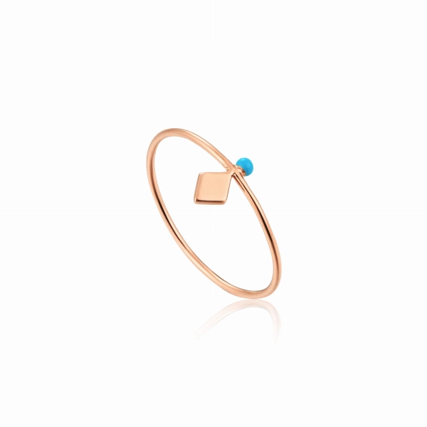 Pierścionek ANIA HAIE Dotted Stud Ring R006-02R-54