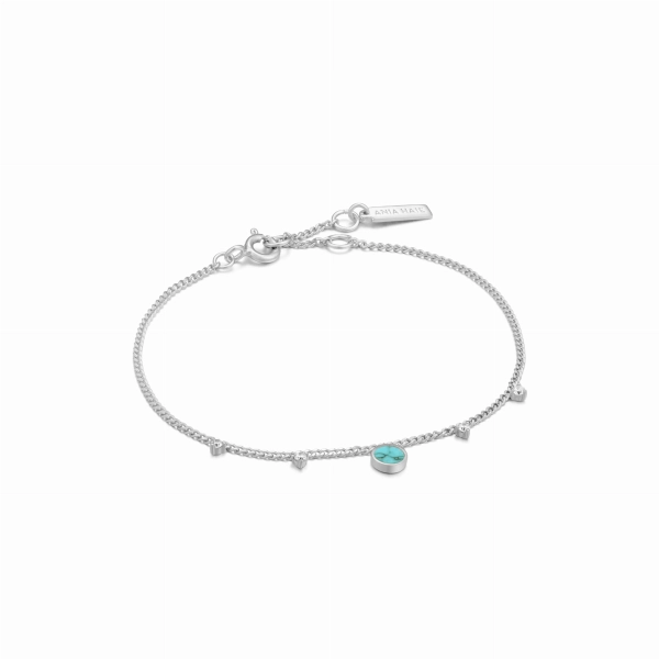 Bransoletka Ania Haie Turquoise srebrna B022-03H