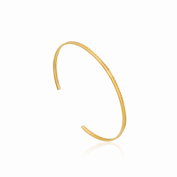 Bransoletka damska ANIA HAIE Twist Cuff złota B007-04G