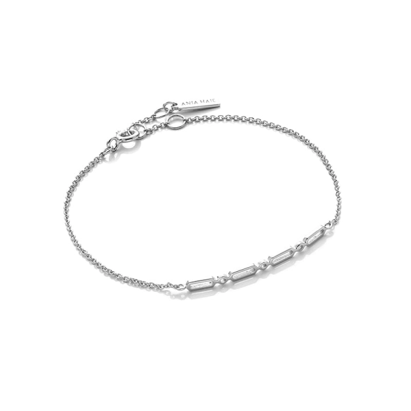 Bransoletka damska Ania Haie Solid Bar srebrna B002-04H