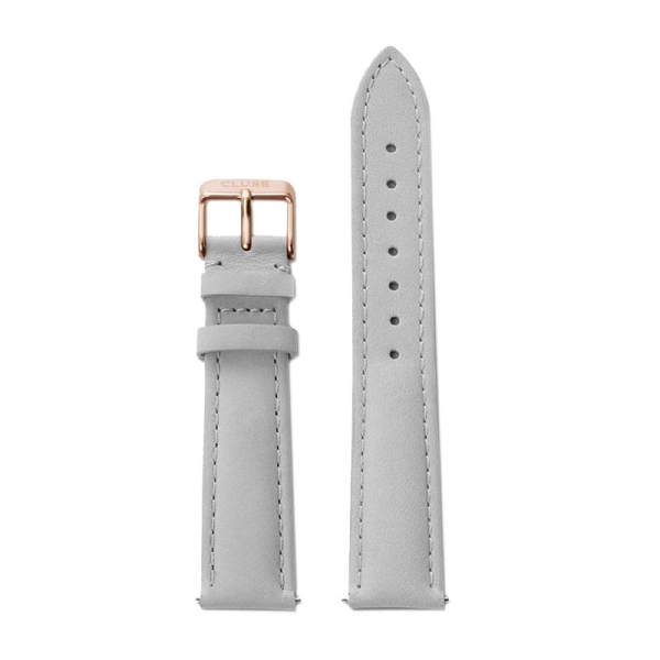 Pasek CLUSE 18mm skórzany szaro-różowo-złoty CS1408101005