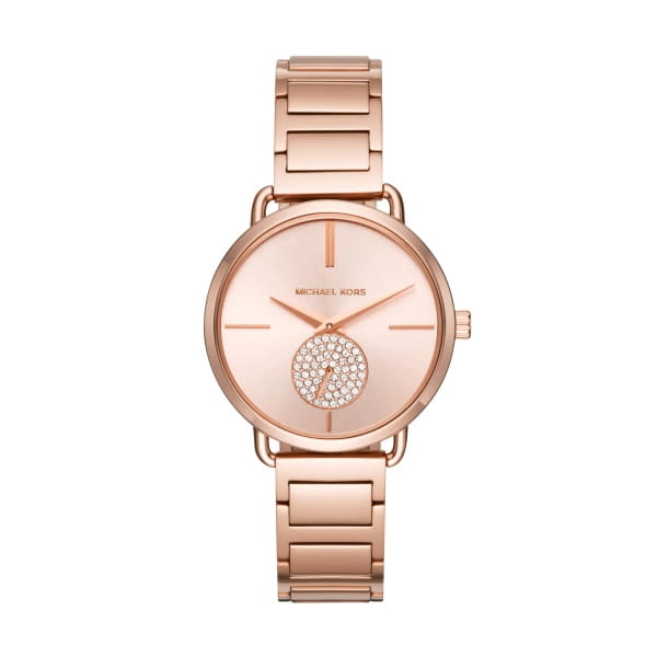 Zegarek damski Michael Kors Portia różowe-złoto MK3640