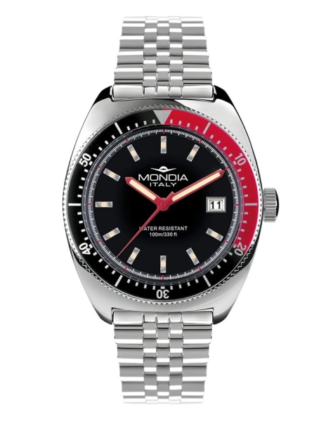 Zegarek męski Mondia srebrny MI-791-SS-03BK-GB