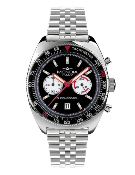 Zegarek męski Mondia srebrny MI-792-SS-03BK-GB
