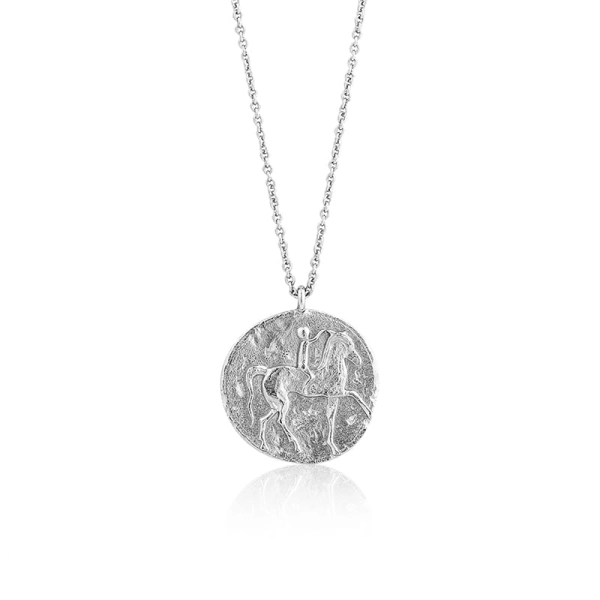 Naszyjnik Ania Haie Roman Rider Medallion srebrny N009-02H