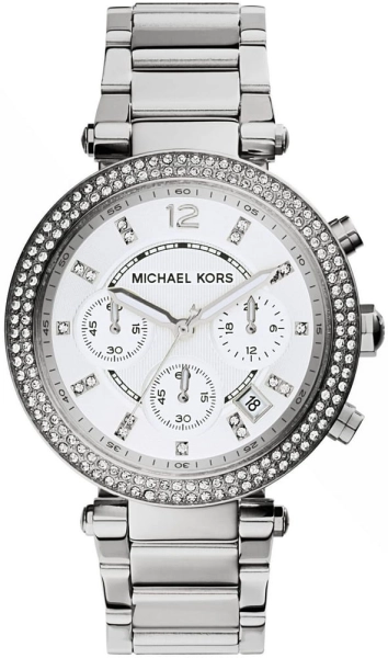Zegarek damski Michael Kors Parker srebrny MK5353
