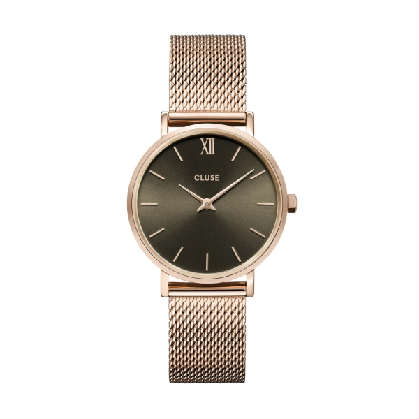 Zegarek damski CLUSE Minuit Petite różowo-złoty CW10207