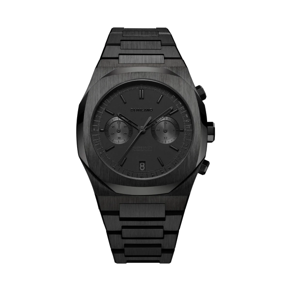 Zegarek męski D1 MILANO Cronografo Shadow czarny CHBJSH 41.5 MM