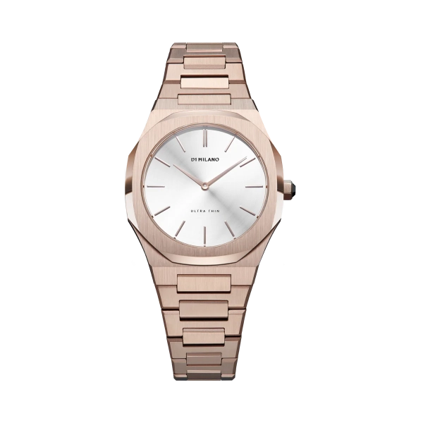 Zegarek damski D1 MILANO Ultra Thin różowo-złoty UTBL09 34 mm