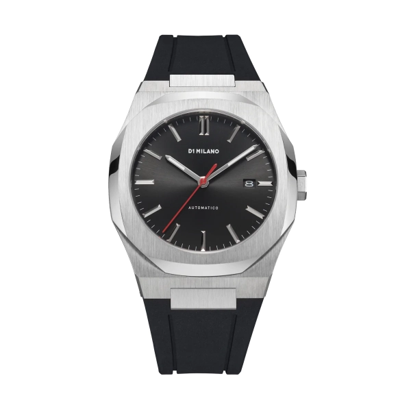 Zegarek męski D1 MILANO Automatic Retro srebrny ATRJ10 41.5MM