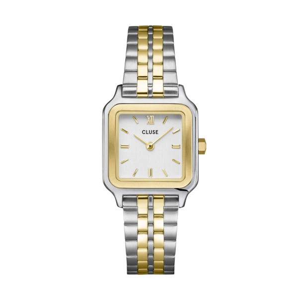 Zegarek damski CLUSE Gracieuse Petite srebrno-złoty CW11801