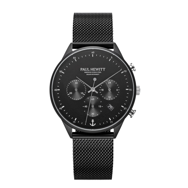 Zegarek męski Paul Hewitt Chrono 42mm czarny PH-W-0299