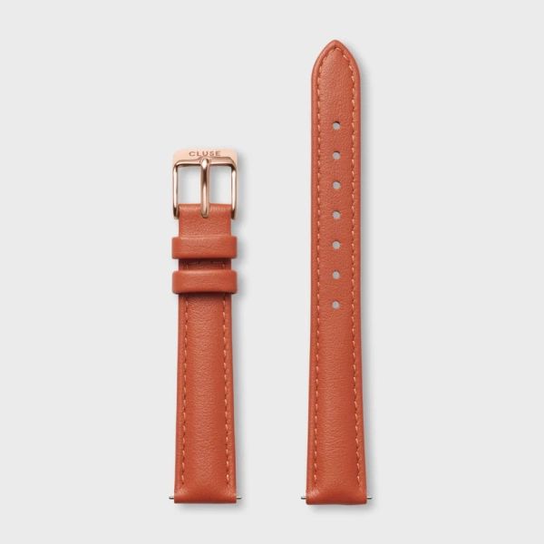  Pasek CLUSE 14mm skórzany pomarańczowo-różowo złoty CS12107