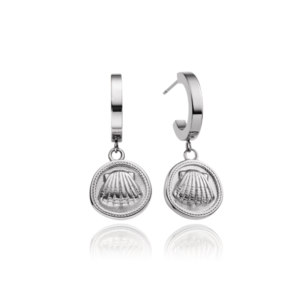 Kolczyki damskie Paul Hewitt muszle Scallop srebrne PH-JE-1840