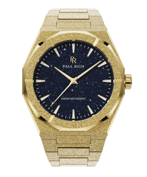 Zegarek męski Paul Rich Frosted Star Dust II złoty 766236337036