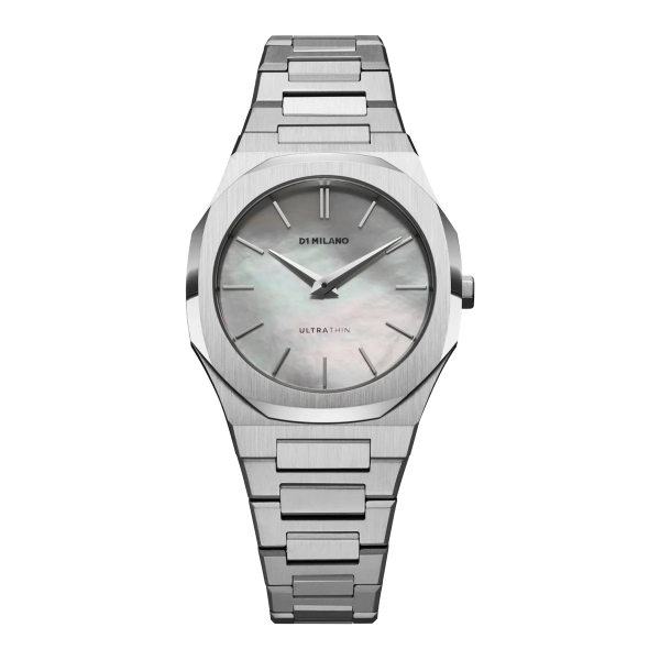 Zegarek damski D1 MILANO Ultra Thin srebrny 34mm UTBL19