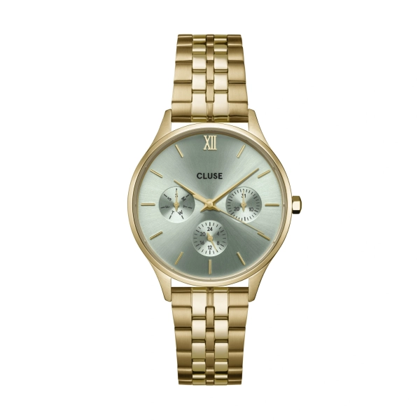 Zegarek damski CLUSE Minuit Date złoty CW10709