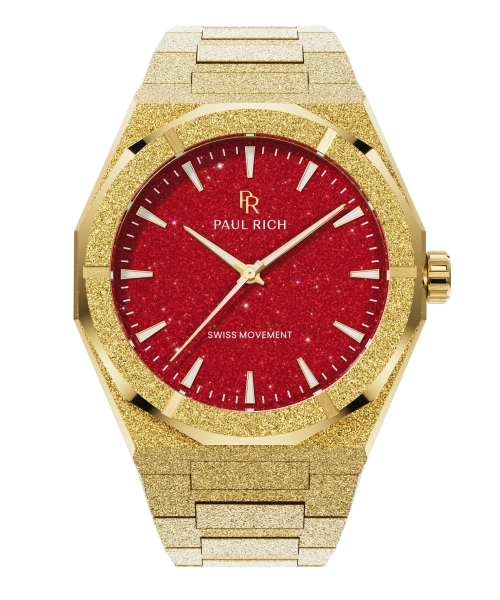 Zegarek męski Paul Rich Frosted Star Dust II złoty 766236337074