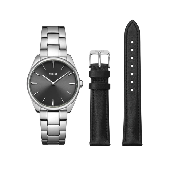 Zestaw zegarek damski CLUSE Féroce Petite CW11202 + pasek 16mm CS12228