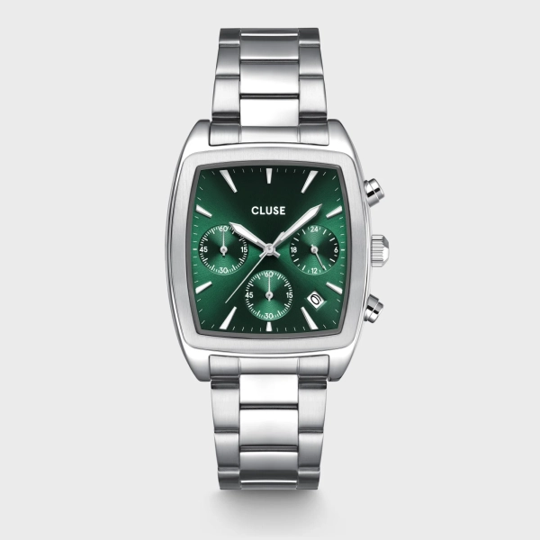 Zegarek męski CLUSE Quartaut Chrono srebrny CW52002