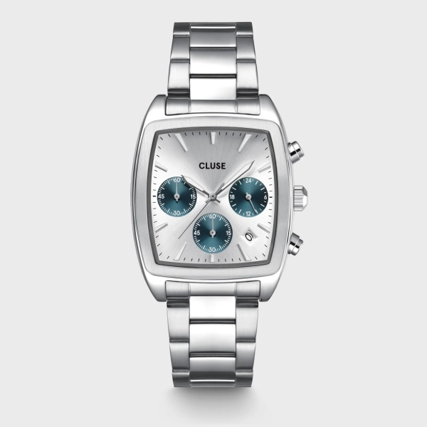 Zegarek męski CLUSE Quartaut Chrono srebrny CW52003