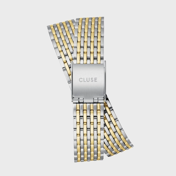 Bransoleta podwójna CLUSE 14mm złoto-srebrna CS12117