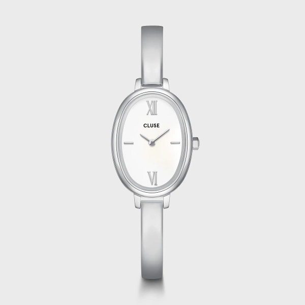 Zegarek damski CLUSE L'Ovale srebrny CW16102
