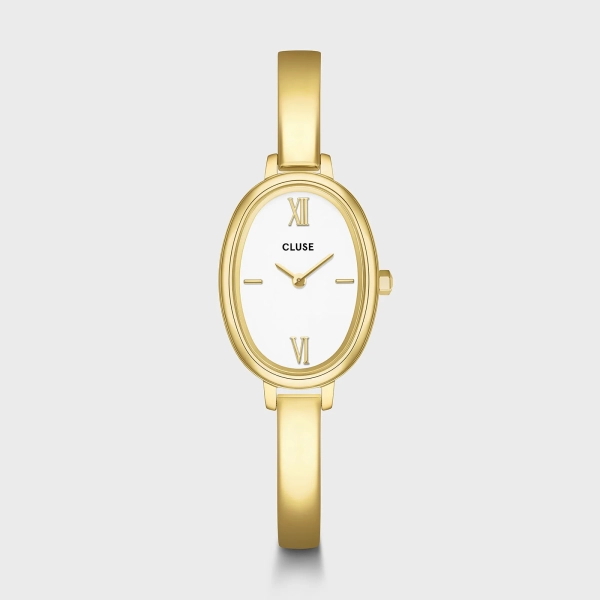 Zegarek damski CLUSE L'Ovale złoty CW16101