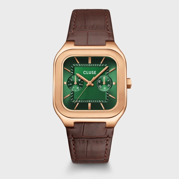  Zegarek Męski CLUSE Quadrus Multifunction Różowo-złoty CW26205