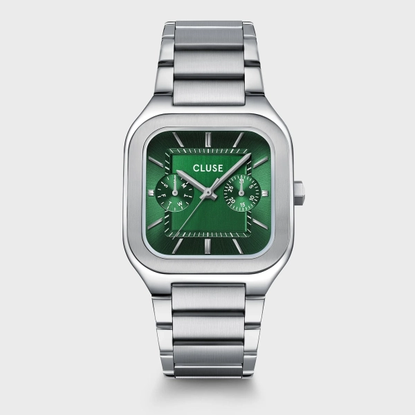 Zegarek Męski CLUSE Quadrus Multifunction Zielony CW26202