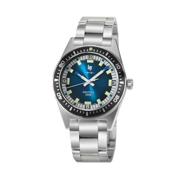 Zegarek męski LIP Nautic 3 Quartz 200 M 39 MM 671863