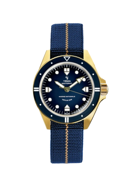 Zegarek męski YEMA Navygraf Marine Nationale 400th Anniversary Edition YMHF1591MN-GG