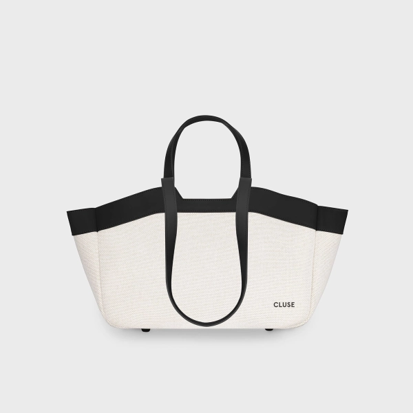 Torebka damska Cluse Tote Petite piaskowo-czarna CX15801