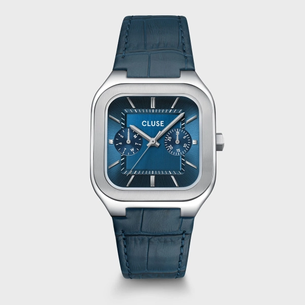 Zegarek Męski CLUSE Quadrus Multifunction Niebieski CW26207