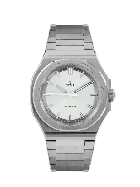 Zegarek męski YEMA Wristmaster Traveller srebrny YWTR25-FMS